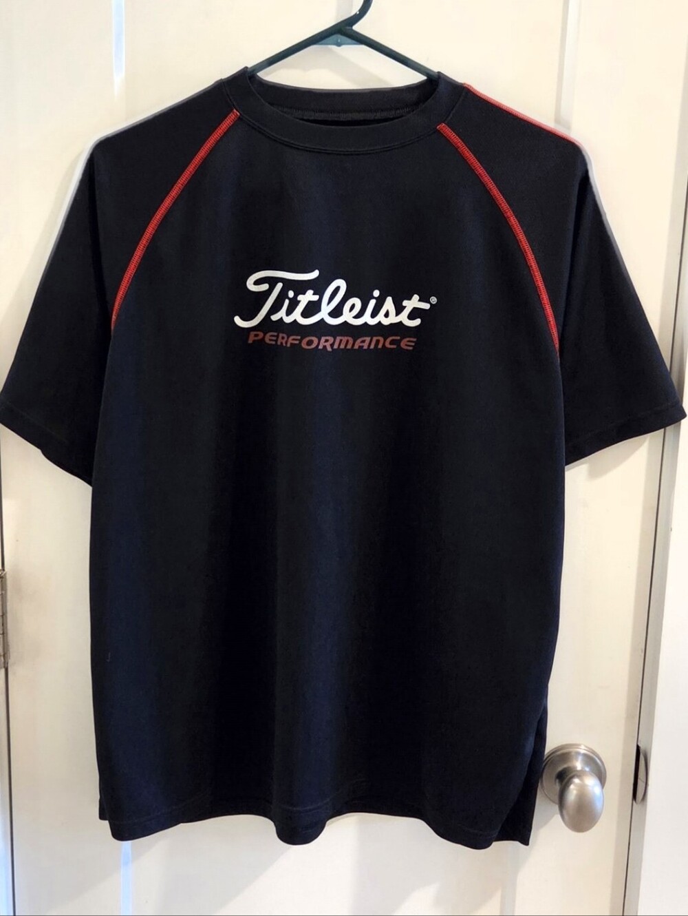 Dunning Titleist Performance Short-Sleeve T-Shirt Black & White - Size Large